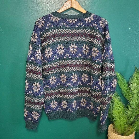 Nomadic Traders Sweaters - Nomadic Traders 100% Wool Crew Neck Sweater Large